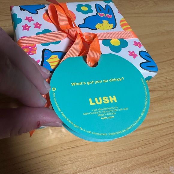 NWT Lush Pastel Bunny Gift Box w/ Bath Bomb Combo - Picture 2 of 4